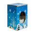 Ёлка Снеговик и подарок 15 см подсветка музыкальная вращающиеся
