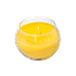Свеча в стакане 7 см аромат Нарцисса желтая