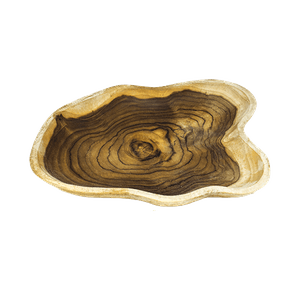 Блюдо фигурное декоративное Офелия 40х30 см в ассортименте тиковое дерево