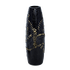 Ваза Шуба 30 см бочонок черная с золотом в ассортименте
