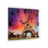 Часы картина Эйфелева башня в закате 43х36 см