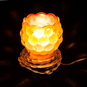 Светильник ночник с диммером Ежевика 12 см персиковый