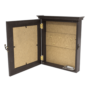 Ключница Классика на 5 крючков 26х29 см Лондон венге