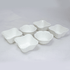 Набор тарелочек 6 шт Жасмин Набор диаметр 10 см белые керамика