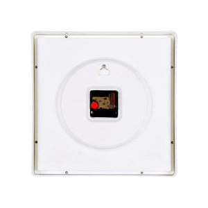 Часы настенные Квадро Розы 30х30 см белый корпус