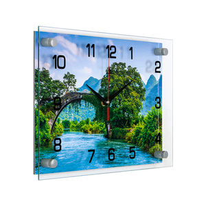 Часы картина Каменный мост 35х25 см
