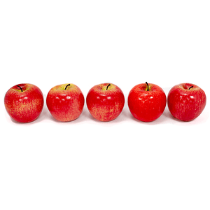 Декоративные фрукты 5 красных яблок