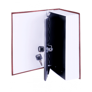 Сейф Книга с ключом Капитал 11,5х18 см коричневая