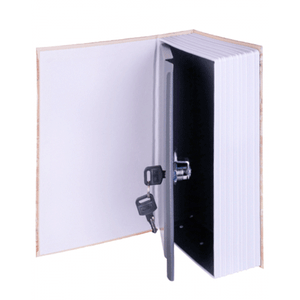 Сейф Книга с ключом Париж 20х26 см в винтажном стиле