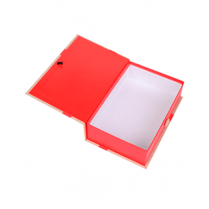 Подарочная коробка Книга Подарок Красный бант 12х18х5 см