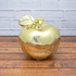 Фигура Яблоко 10 см некондиция под золото керамика
