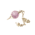 Маятник круглый Аметист фиолетовый на цепочке 30 см