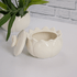 Шкатулка Тюльпан 9х7 см белая