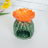 Аромалампа Кактус 9 см оранжевый цветок зеленая