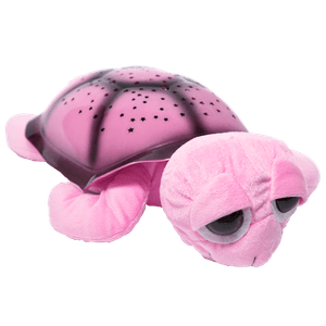 Ночник Проектор Черепашка Ночное небо 27х34х11 см розовый с USB проводом