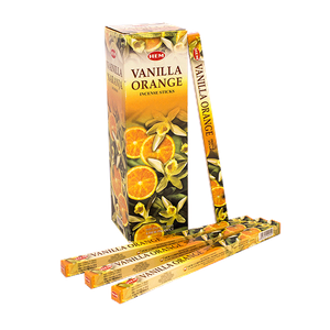 Благовоние HEM Ваниль Апельсин Vanilla Orange четырехгранник упаковка 25 шт