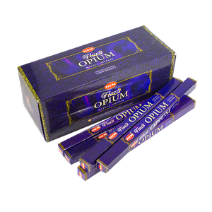 Благовоние HEM Flora Masala Опиум Opium четырехгранник упаковка 25 шт