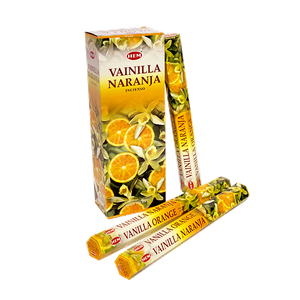 Благовоние HEM Ваниль Апельсин Vanilla Orange шестигранник упаковка 6 шт