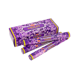 Благовоние HEM Фиалка Violet шестигранник упаковка 6 шт