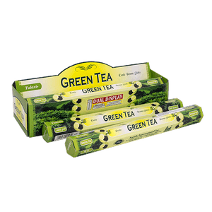 Благовоние Sarathi Зеленый Чай Green Tea шестигранник упаковка 6 шт