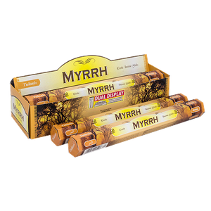 Благовоние Sarathi Мирра Myrrh шестигранник упаковка 6 шт