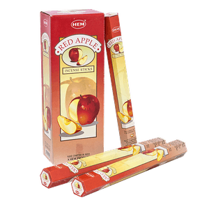 Благовоние HEM Красное Яблоко Red Apple шестигранник упаковка 6 шт