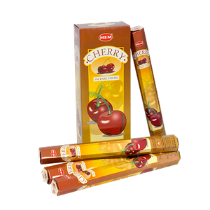 Благовоние HEM Вишня Cherry шестигранник упаковка 6 шт