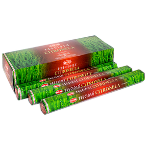 Благовоние HEM Драгоценная Цитронелла Precious Citronella шестигранник упаковка 6 шт