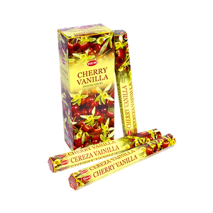 Благовоние HEM Вишня Ваниль Cherry Vanilla шестигранник упаковка 6 шт