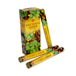 Благовоние HEM Пачули Амбер Pachouli Amber шестигранник упаковка 6 шт