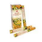 Благовоние HEM Ваниль Роза Vanilla Rose шестигранник упаковка 6 шт