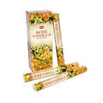 Благовоние HEM Ваниль Роза Vanilla Rose шестигранник упаковка 6 шт