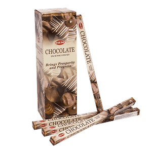 Благовоние HEM Шоколад Chocolate четырехгранник упаковка 25 шт