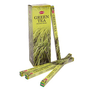 Благовоние HEM Зеленый чай Green Tea четырехгранник упаковка 25 шт