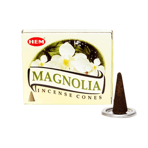 Благовония HEM конусы Магнолия Magnolia упаковка 12 шт