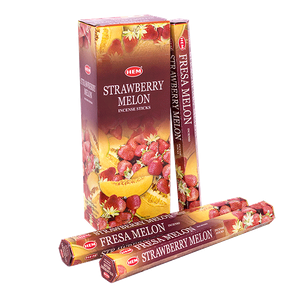 Благовоние HEM Клубника Дыня Strawberry Melon шестигранник упаковка 6 шт