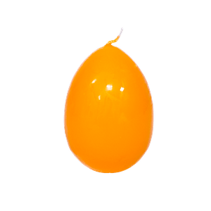Свеча яйцо пасхальное 5х7см Оранжевая