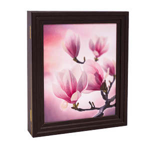 Ключница Пирамида 7 крючков 25х30 см Магнолия венге