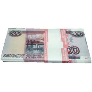 Бумага для заметок Пачка денег 500 рублей 90листов 15,5х7см