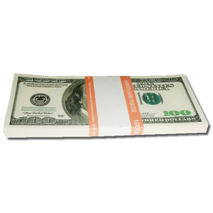 Бумага для заметок Пачка денег 15х6 см 100 долларов 90 листов