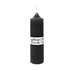 Свеча колонна 14 см Чёрная