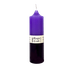 Свеча колонна Готовый ритуал Изгнание тёмных сил 14 см пурпурная с черным