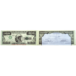 Блокнот Пачка денег 15х6 см 1 миллион долларов 90 листов