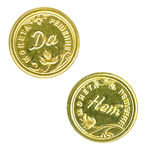 Монета решения Да Нет 2,5 см сувенирная латунь