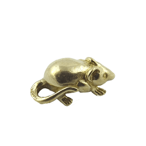 Мышка кошельковая толстая 1,5 см под золото