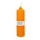 Свеча колонна 14 см Оранжевая