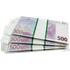 Бумага для заметок 28х14 см Гигант Пачка денег 500 евро