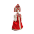 Кукла сувенирная Барышня 23см бело-красный костюм