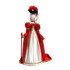 Кукла сувенирная Герцогиня 30см красный костюм