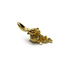 Мышка кошельковая с ложкой 2,5 см под золото в упаковке